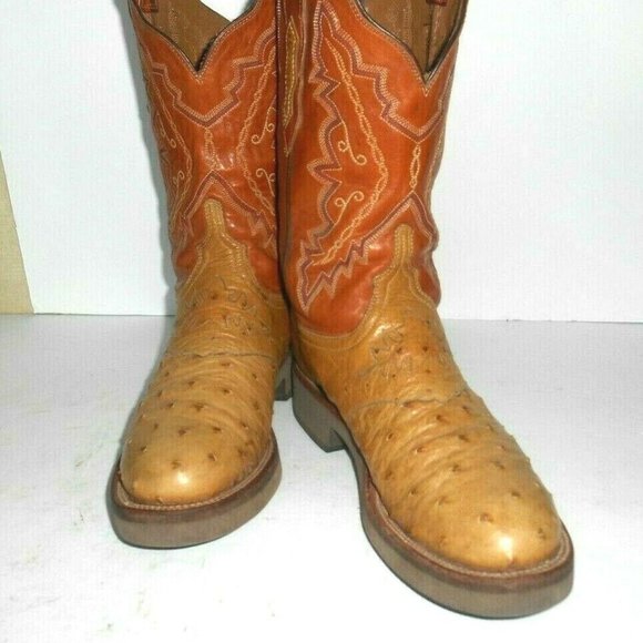 Lucchese Shoes 75 B Lucchese 200 Camel Russet Brown Full Quill